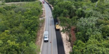 REPORTA SICT: Avance del 44% en rehabilitación de la Kantunilkín-Chiquilá