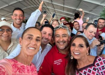 Refrenda Renán Sánchez apoyo al proyecto de Sheinbaum y Mara