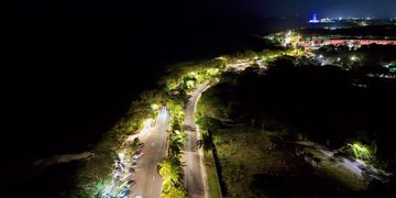 ALUMBRADO EN CHETUMAL: Concluyen primera etapa de iluminación del Boulevard Bahía
