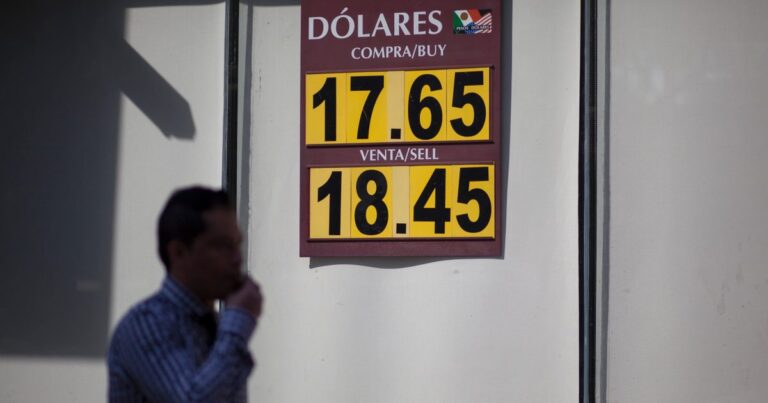 Peso mexicano escala 0.66% ante cierre de mercados en Estados Unidos