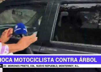 Periodistas de GamaVisión son embestidos por camioneta durante transmisión en vivo