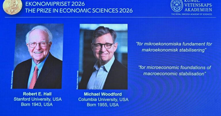 Robert E. Hall y Michael Woodford ganan el Nobel de Economía
