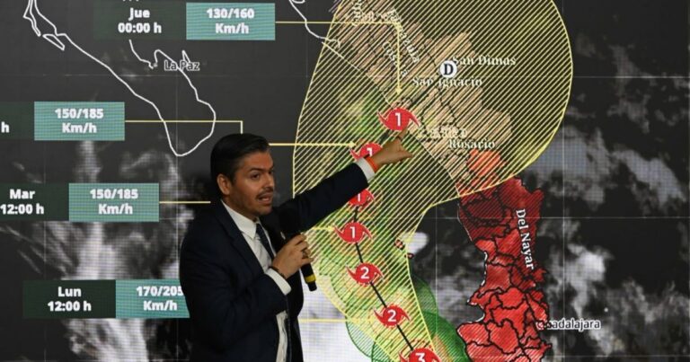 Huracán Simón y tormenta Rachel causan dos muertes en México