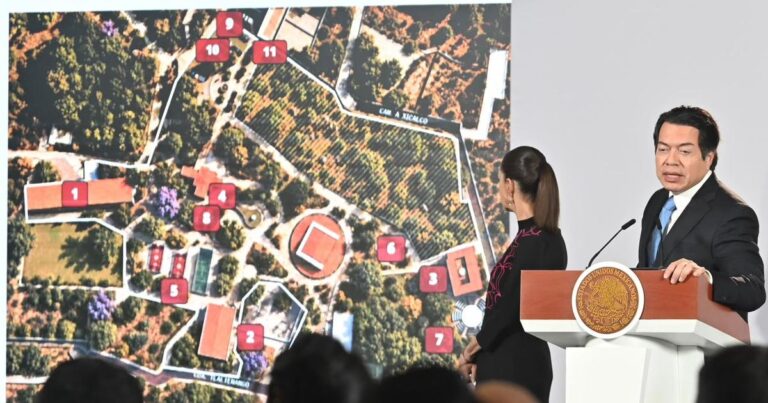 Claudia Sheinbaum transforma el partenón de Durazo en plantel educativo