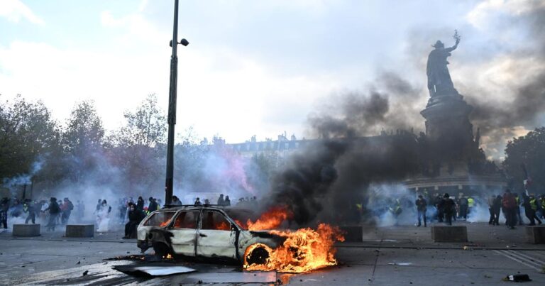 Gobierno francés eleva a casi 2 mil 400 los detenidos tras protestas