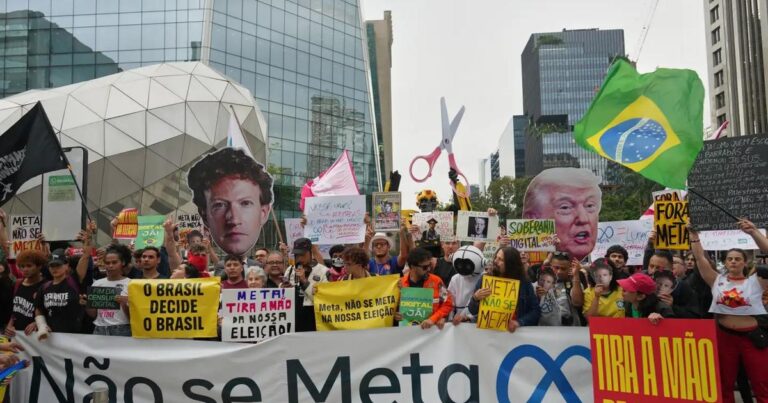 Meta acata orden judicial para equilibrar a Lula y Bolsonaro en redes