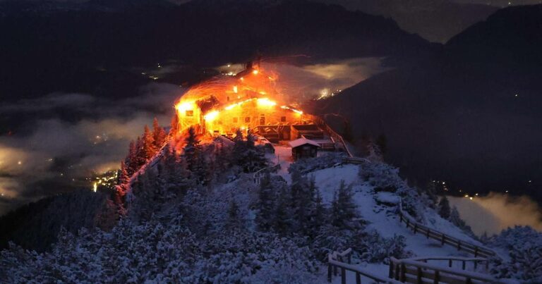 Incendio devasta el histórico Nido del Águila en los Alpes bávaros