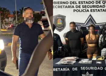 Detienen a sujeto que presuntamente amenazaba a automovilistas con un arma en Cancún