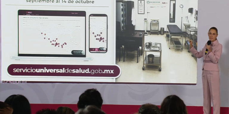 | Componente Operativo | Especificación del Modelo SUS | | --- | --- | | Meta de Consultorios | 12,750 unidades de atención primaria | | Cobertura Territorial | 24 entidades federativas | | Fecha de Inicio | Enero de 2027 | | Inscripción de Personal | 73,000 profesionales postulados desde el 14 de septiembre |