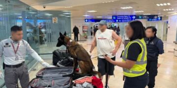 UN DETENIDO: Decomisan 10 kilos de cocaína en aeropuerto de Cancún