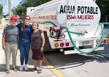Llega programa “Agua para Ti” a Zona Continental de Isla Mujeres