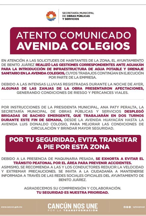 COMUNICADO