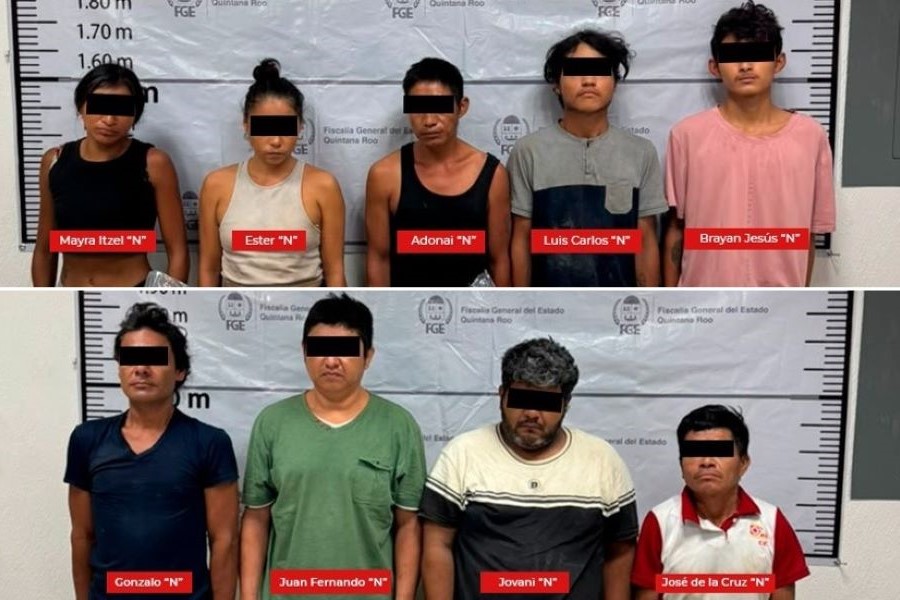 Capturan a 9 integrantes de grupo criminal en Playa del Carmen