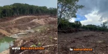 POR OBRAS DE CONAGUA: Denuncian presunto ecocidio en ribera del río Hondo