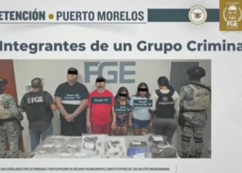 PUERTO MORELOS: Capturan a célula de extorsionadores de taxistas de Cancún