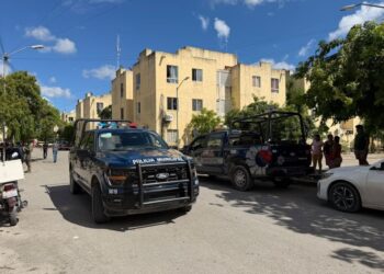 Triple homicidio en fraccionamiento Paseos del Mar en Cancún