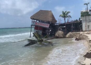 EROSIÓN Y SARGAZO: Pide CCE crear programas permanentes para atender playas