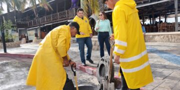 LLUVIAS INTENSAS: Refuerzan labores preventivas en Isla Mujeres