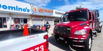 Se incendia restaurante Los Tarascos en la avenida Huayacán de Cancún