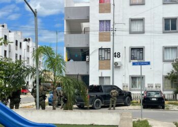 Catean presunto «punto» en el fraccionamiento Paseo Kusamil de Cancún