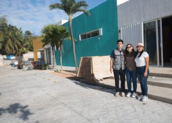 Avanza construcción de la nueva Casa de la Cultura de Isla Mujeres