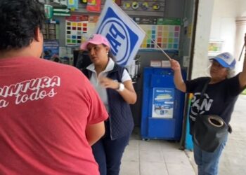 PAN despliega “Soldados Azules” en Playa; piden al IEQROO frenar actos anticipados de campaña
