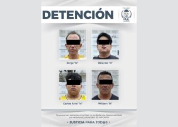 Detienen a cuatro con presunta droga y dos armas en la SM 94 de Cancún